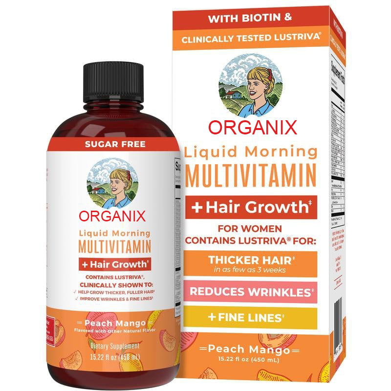 Liquid Morning Multivitamin + Hair Growth by Organix